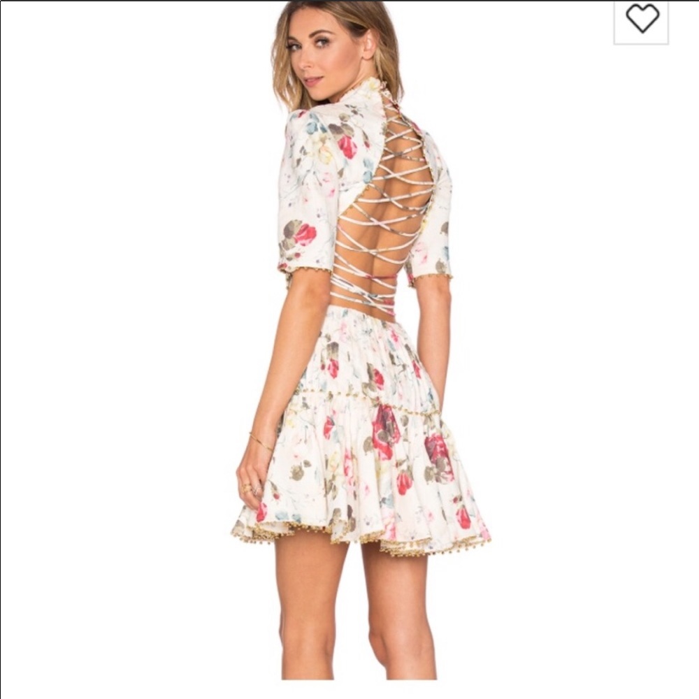 Zimmermann Mischief Floral Corset Dress - Picture 2 of 7